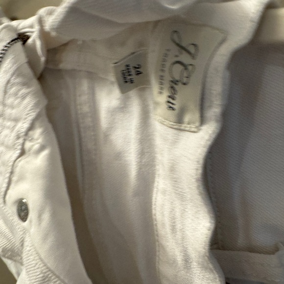 J. Crew High Rise Cutoff Shorts, White Denim - Picture 5 of 5